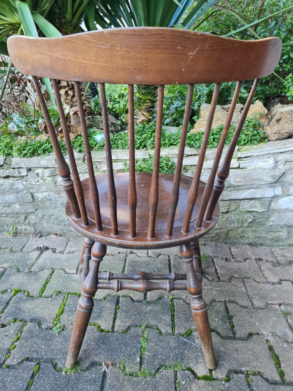 Large format chair turned wood