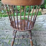 Large format chair turned wood