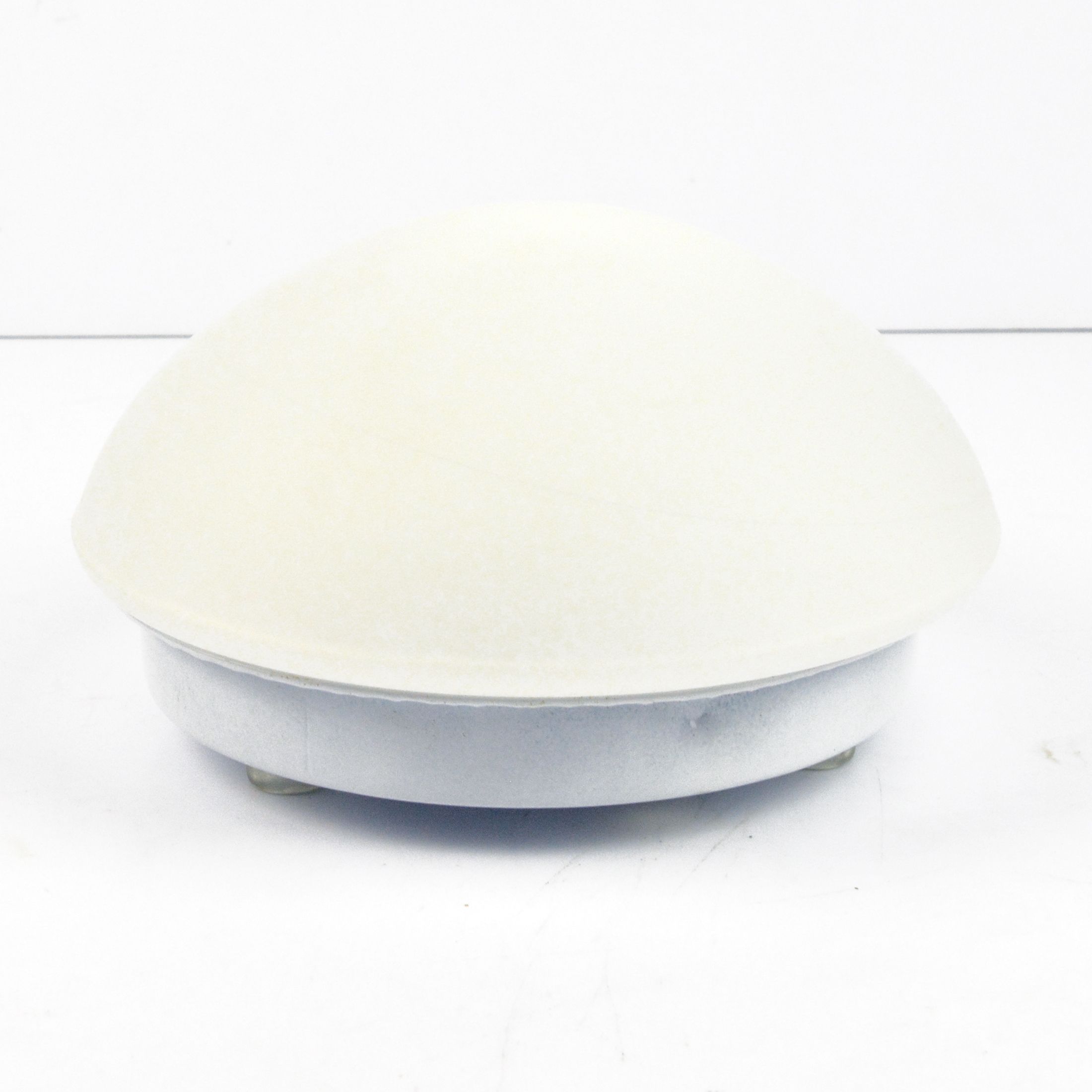 1980s minimalist small white ceiling lamp Globo lighting Germany