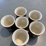 Set of 6 Strehla Keramik cups