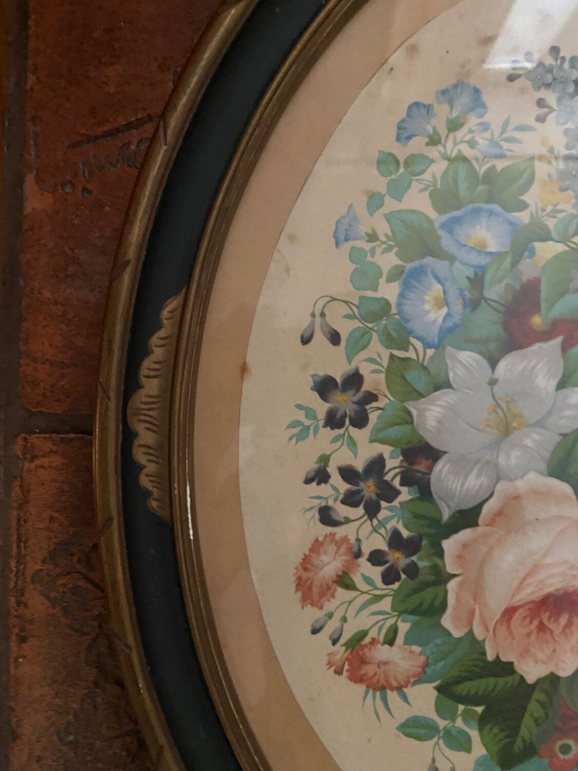 Pair of antique medallions