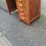 Vintage desk 2 drawers 1 locker