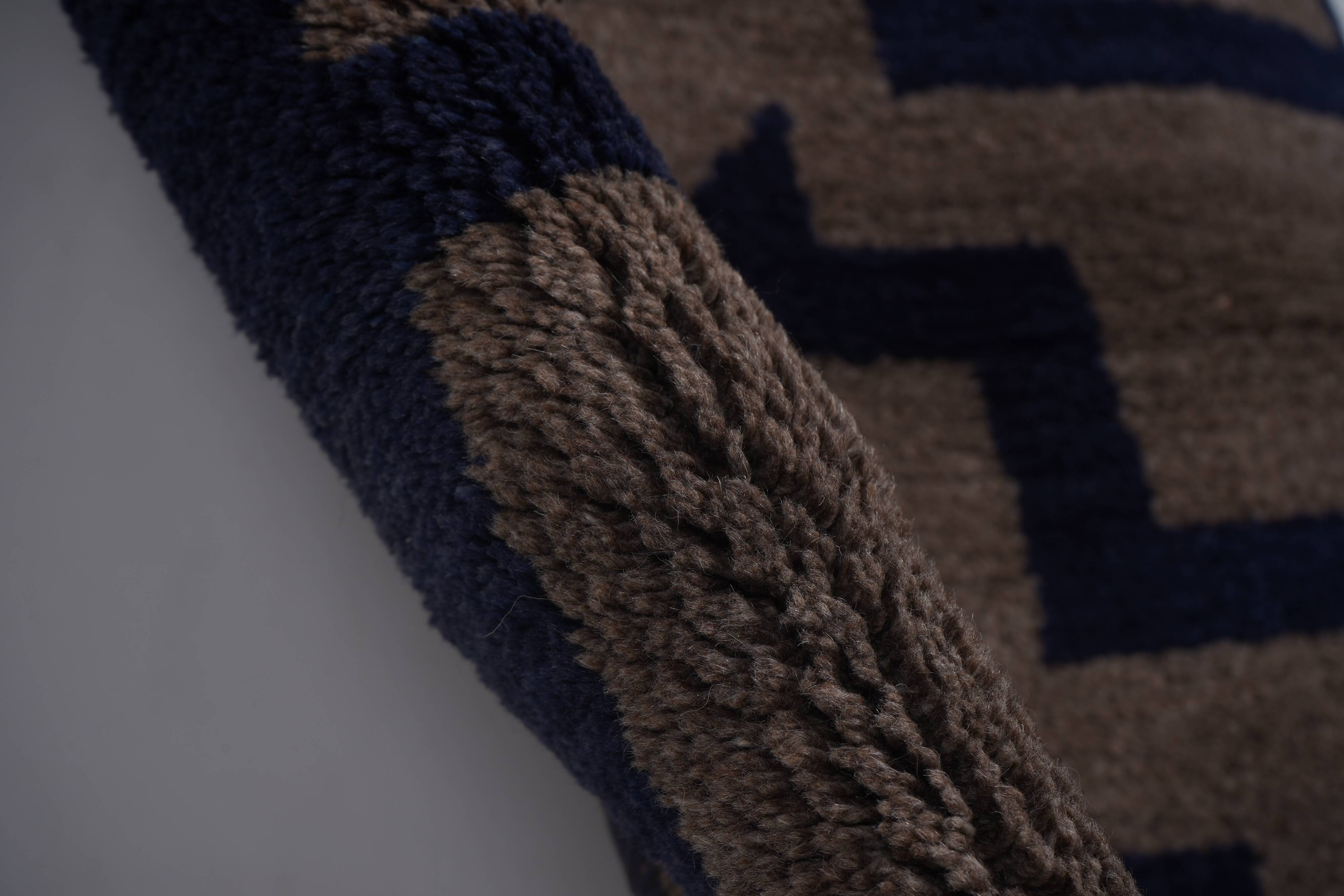 Vintage Turkish Oushak Handwoven Rug 85x195 cm