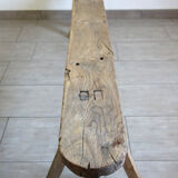 Very old oak farm bench