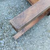 Firm table desk cherry walnut a drawer in front