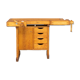 Sjoberg wooden workbench with drawers and 1 door cabinet