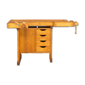 Sjoberg wooden workbench with drawers and 1 door cabinet