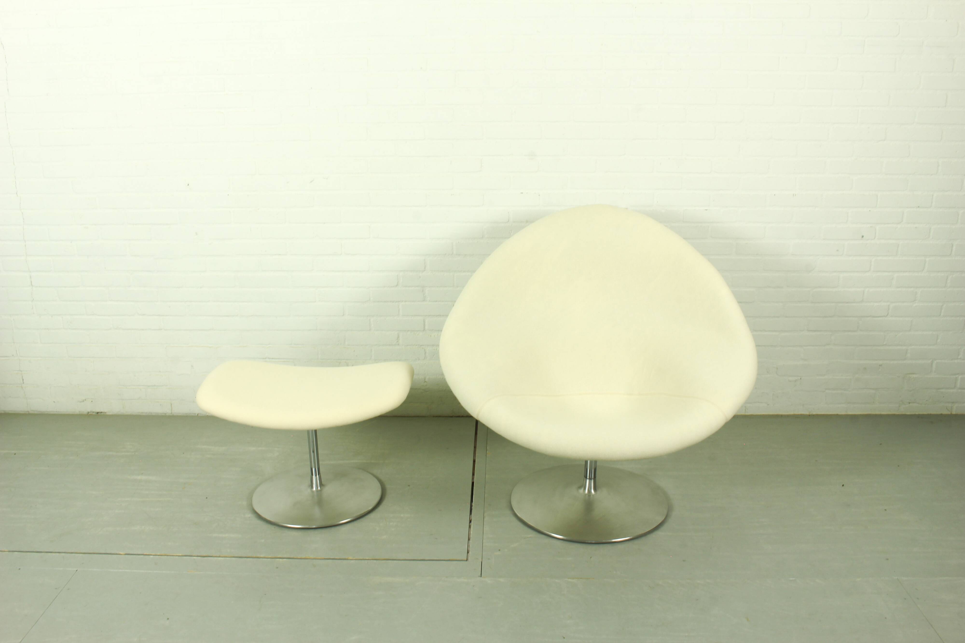 Iconic Pierre Paulin "Globe" Chair & Ottoman for Artifort