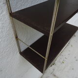 Metal string modular wall shelf