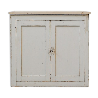 Furniture low white, top fir double door