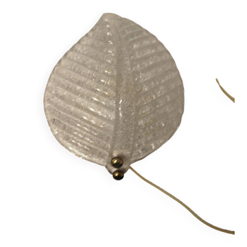 Applique murale « Feuille » de Barovier & Toso en verre de Murano