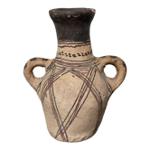 Berber water jar pottery vase in tVase pottery Berber water jar in terracotta copper of the Rif