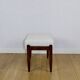 Edmund Homa stool, cream ivory white boucle seat - 2 pieces available