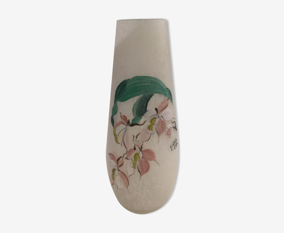Vase pâte de verre A.Naudy