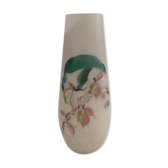 A.Naudy glass paste vase