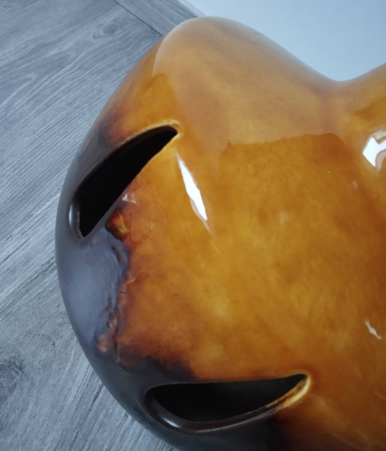 Ceramic foot floor lamp