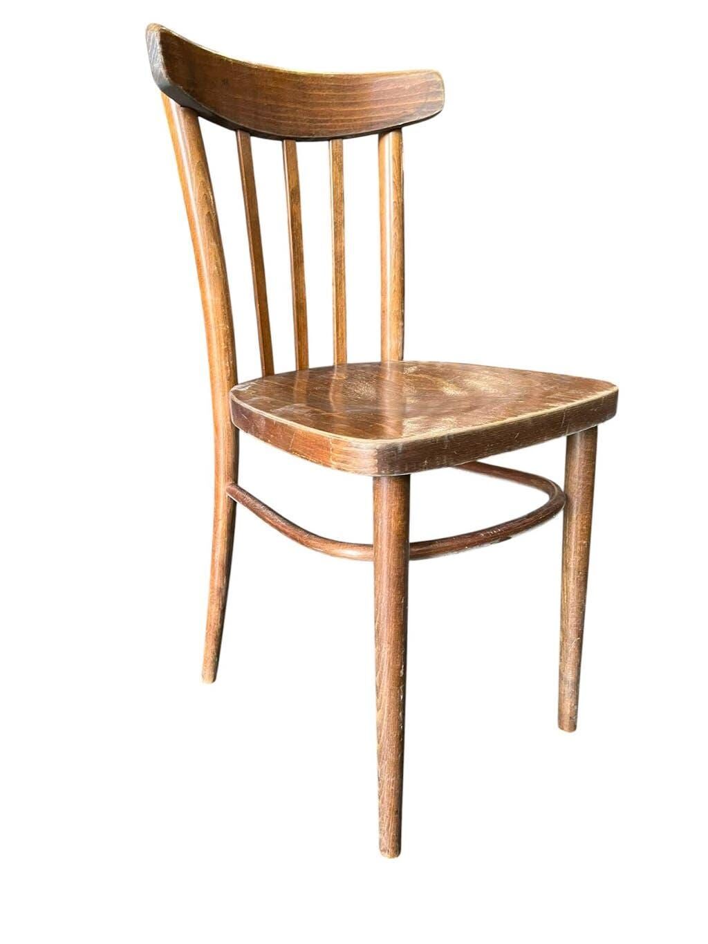 Chaise bistrot vintage en bois / chaise de café / chaise