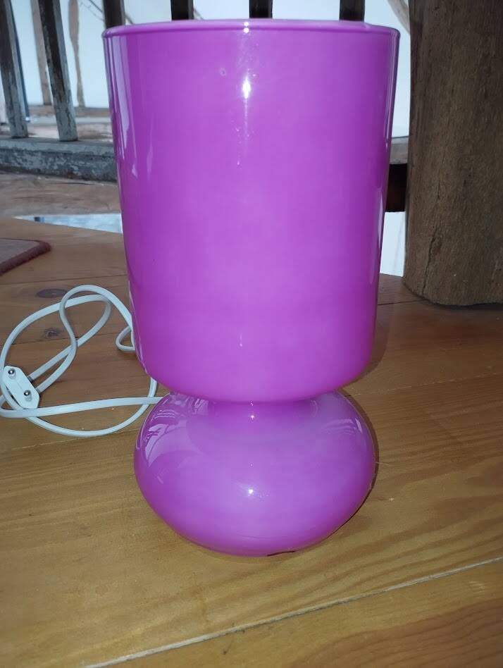 Ikea lytka lamp – fuchsia pink – scandinavian design