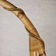 Louis Sognot rattan floor lamp from the 60s