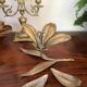 Brass flower ashtray
