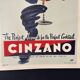 Cinzano advertising poster