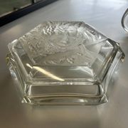 Art Deco crystal bonbonnière