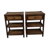 Bamboo bedside tables