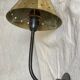 Set of 4 vintage 1960 metal and brass wall lights.