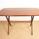 Table Scandinave Vintage, haute et basse, en Teck par Frederik Kayser 1960.