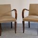 Paire de fauteuils bridge Art déco vers 1930