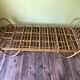 Rattan bench bed