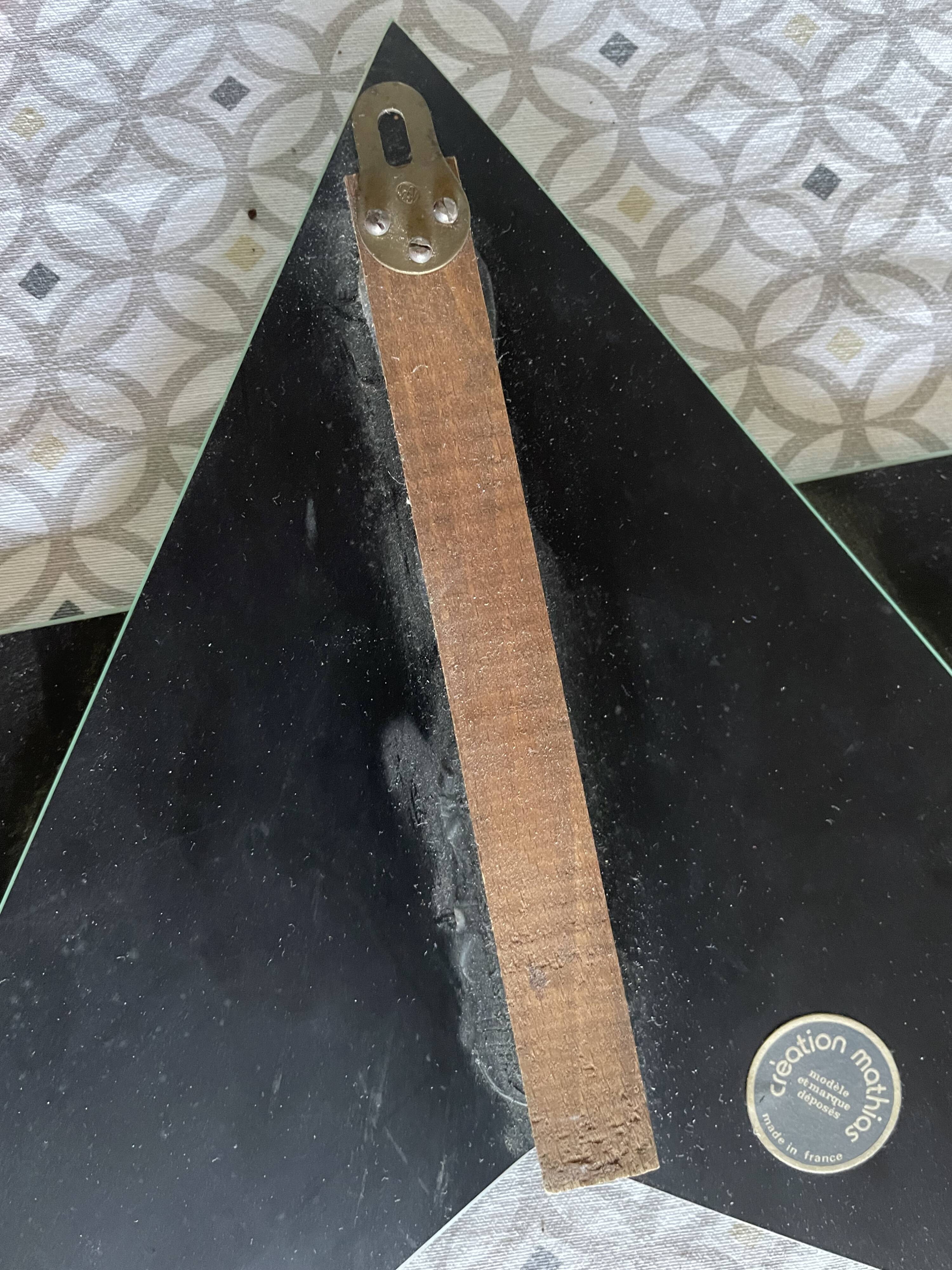 Vintage mirror Mathias Creation – Star – 1970s – Made in France
