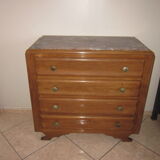 chest of drawers of the years 50 to 4 drawers