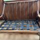 Complete bamboo rattan lounge set with armchair x2, sofa, coffee table