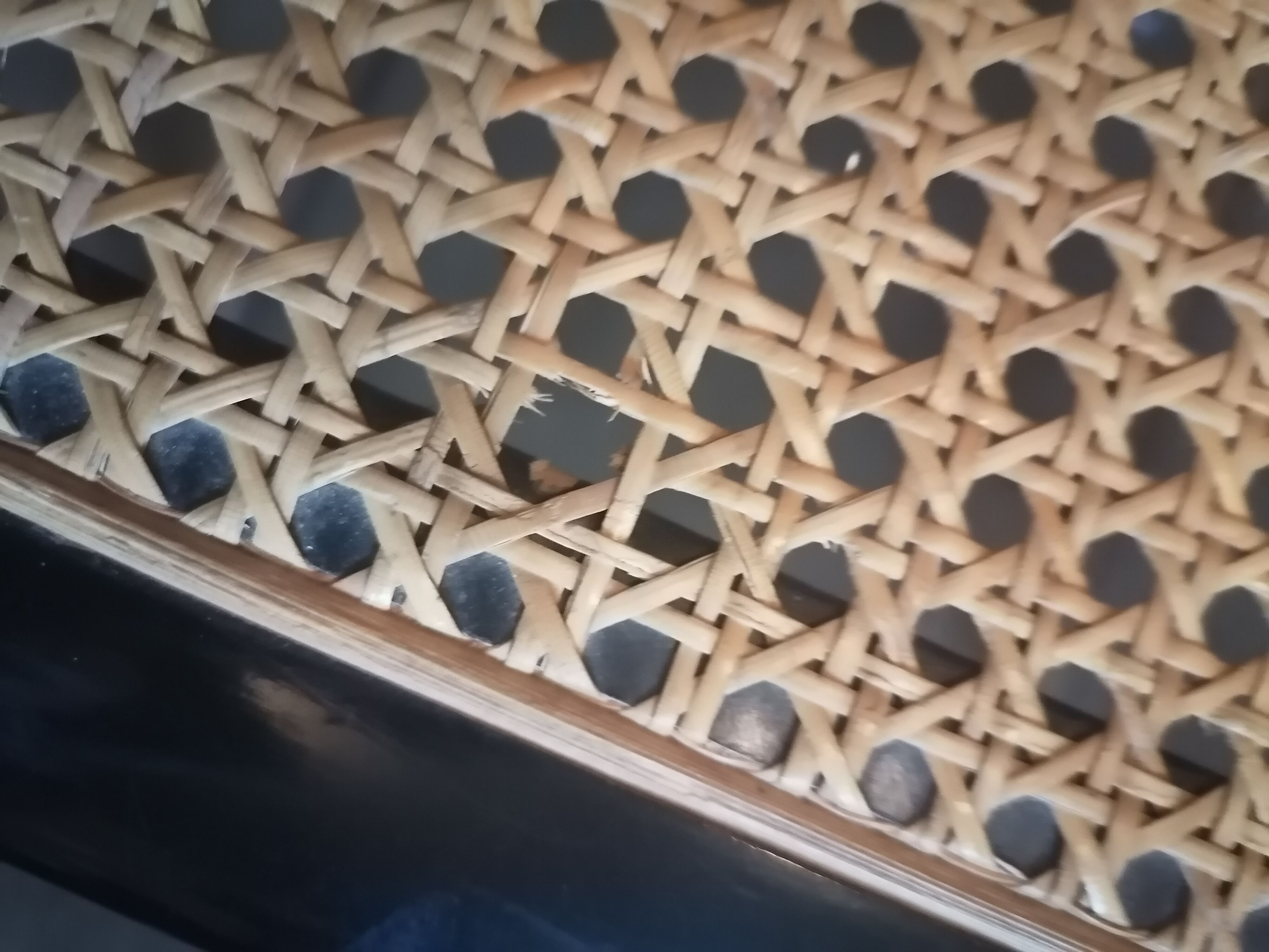 Breuer armchair with chrome tube frame and canework, 1980s Italy