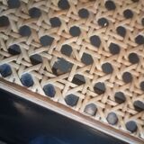 Breuer armchair with chrome tube frame and canework, 1980s Italy