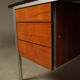 Executive desk by ORA Acciaio, produced in Italy during the 1970s.