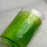 Vintage bubble glass vase