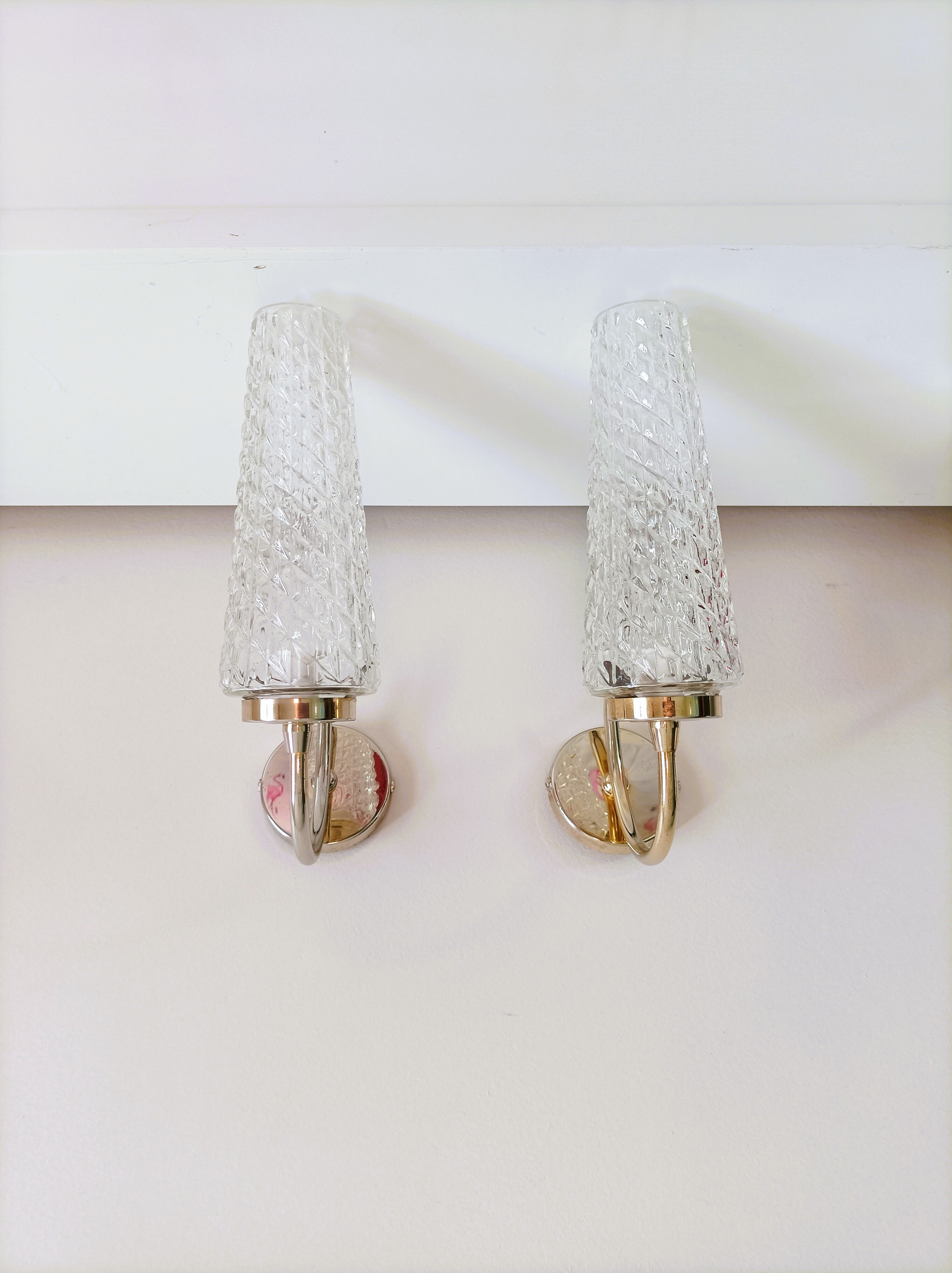 Conical sconical sconces 70s