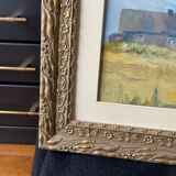 Framed painting