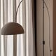 Arco Cut Floor Lamp Joe Colombo for Oluce White Chrome Vintage Design