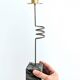 Set of 3 candlesticks | IKEA “Kräsen” from the 1980s | Steel, Brass, Granite