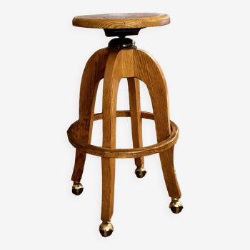 High stool - Wood design - Industrial style