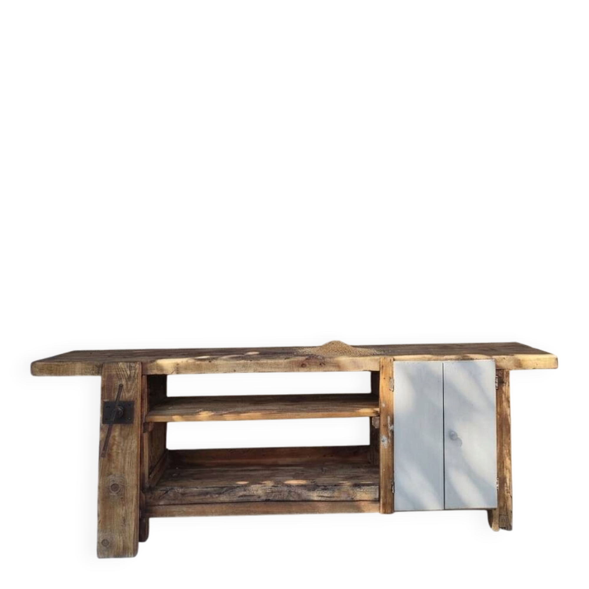 Large solid wood workbench