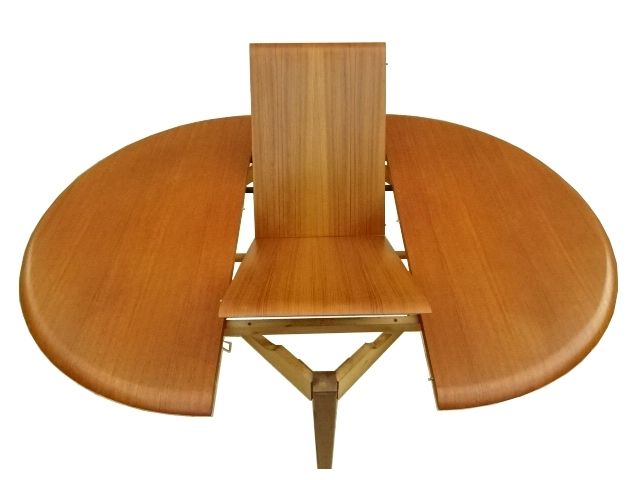 Table de salle à manger extensible scandinave en teck