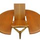 Table de salle à manger extensible scandinave en teck