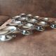 Set of stainless steel spoons