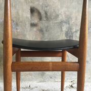 Pair of Scandinavian chairs by Hans Olsen for Frem Rojle - 1960s