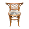 Rattan and bamboo armchair
