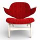Fauteuil Lounge CE Matthes Modèle 33 par Carl Edward Matthes, 1950